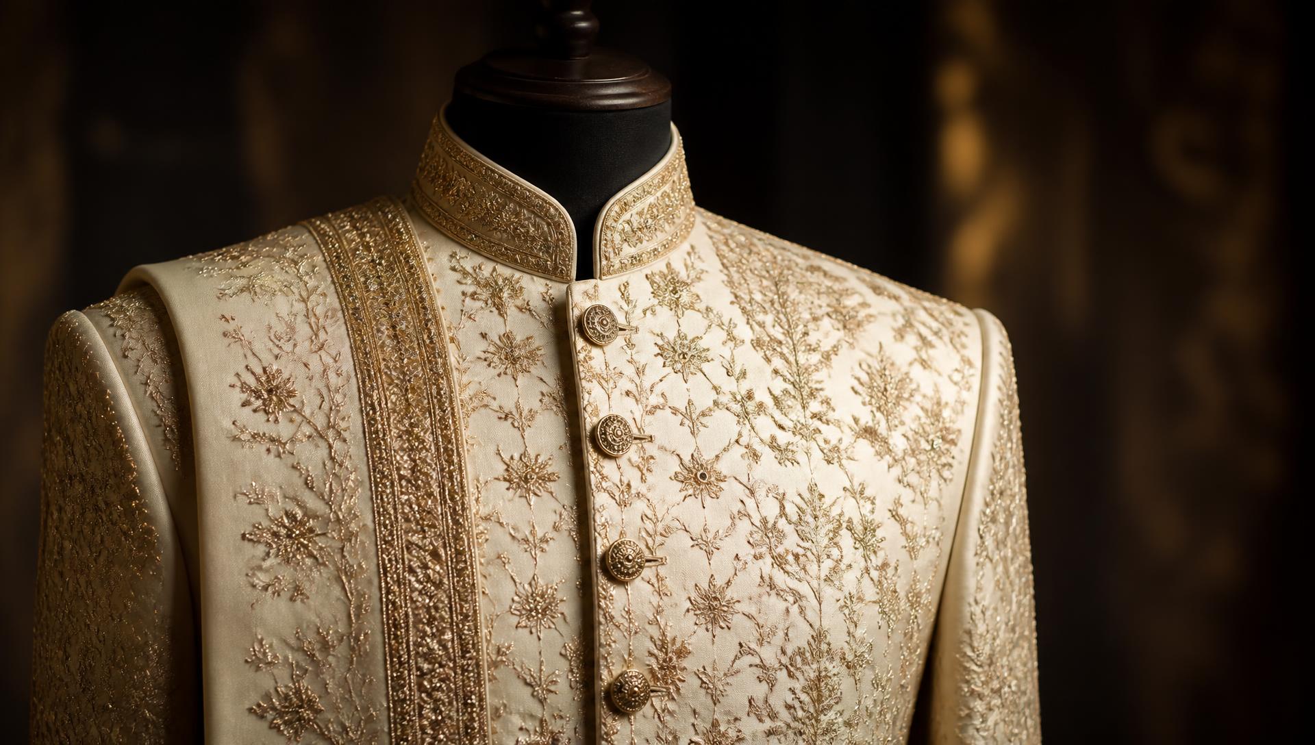 Premium Sherwani Stitching in Lahore for Grooms
