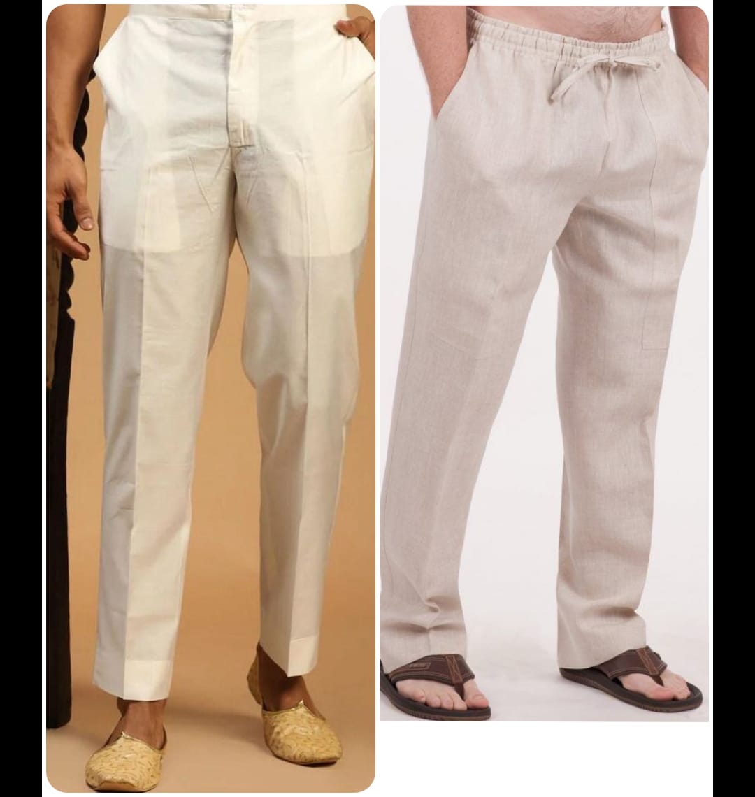 Men's formal and casual trousers